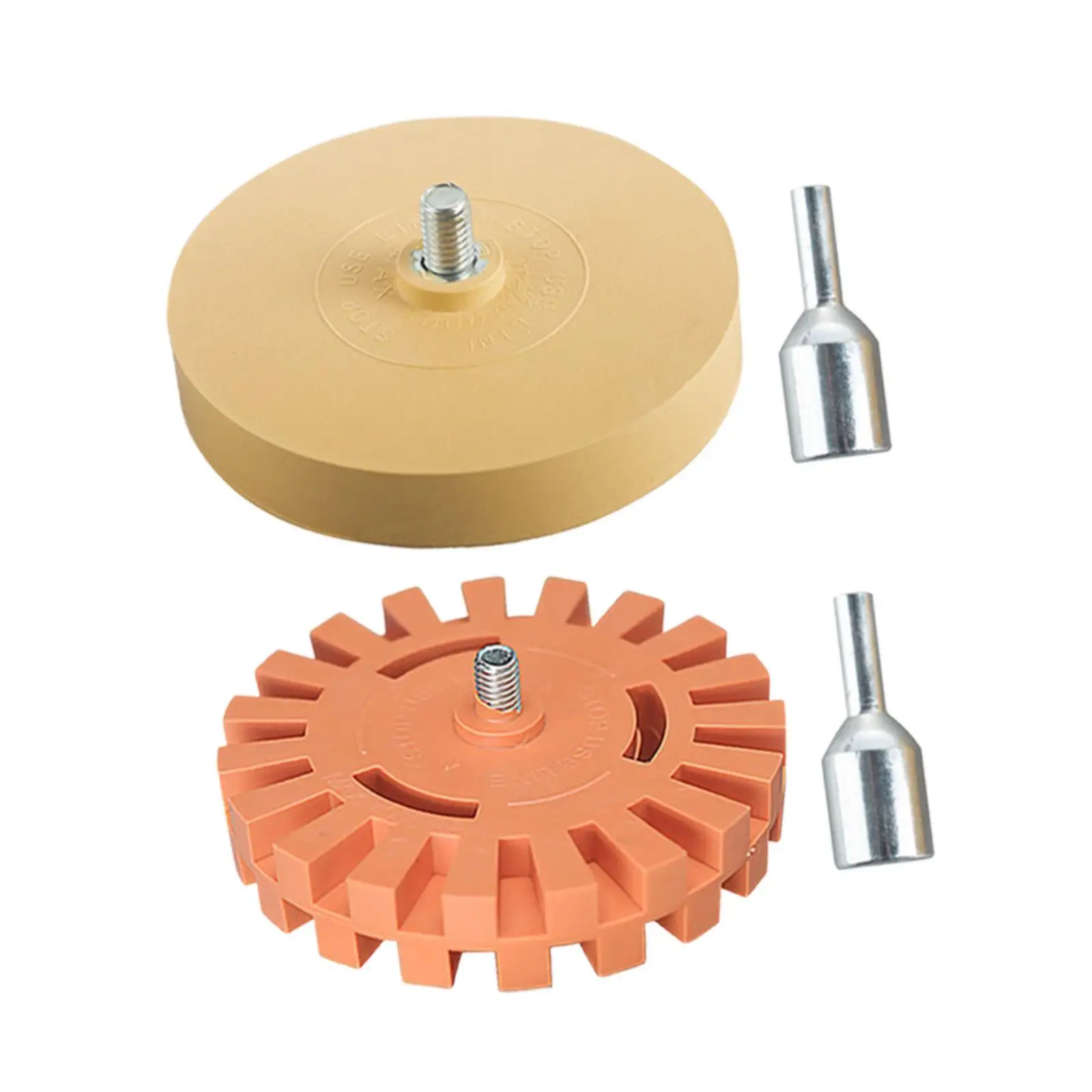 Automotive Eraser Wheel Decal Remover Multi Size Rubber Adhesive Cleaning Tool for Vehicle Sticker Vinyl Safe Application