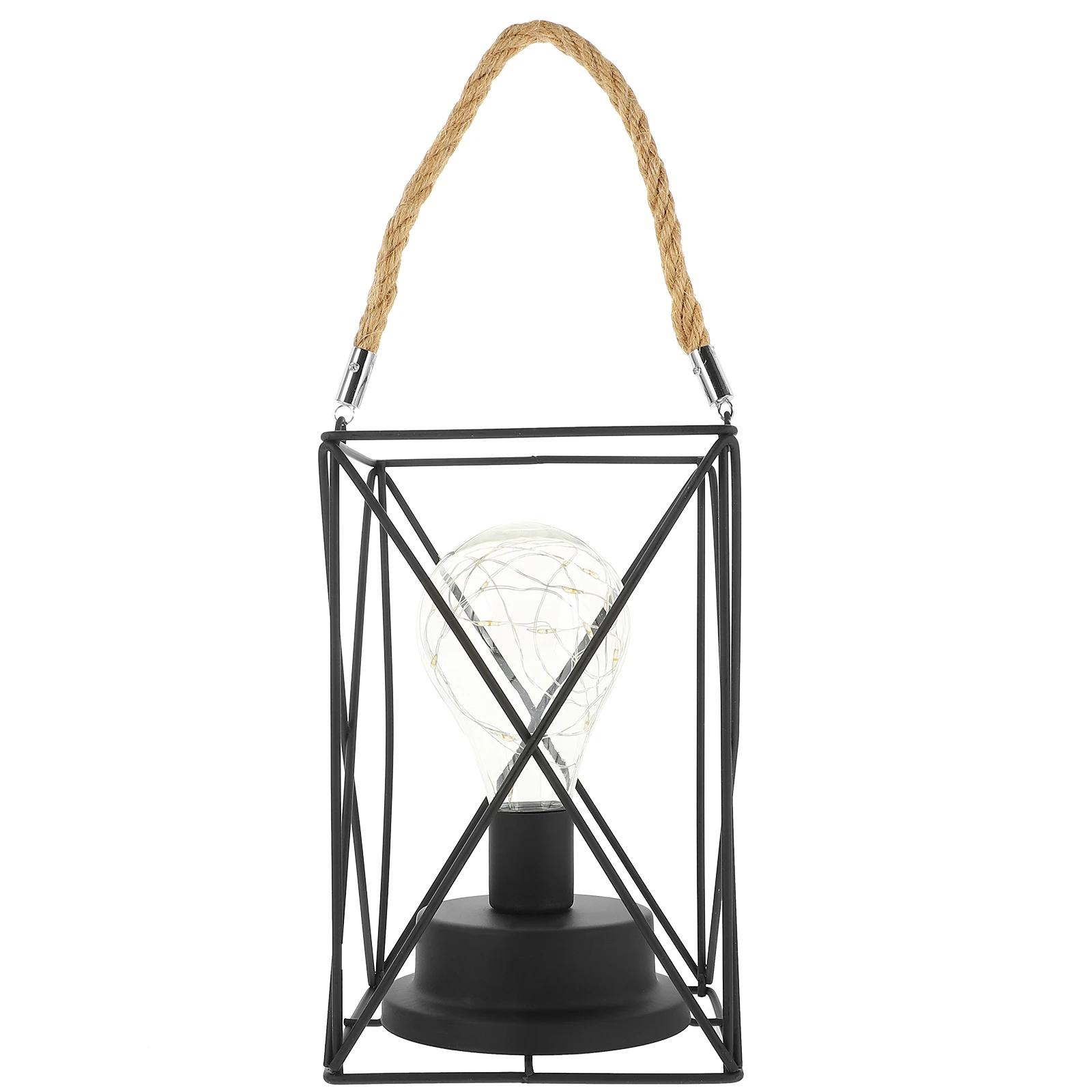 Lanterna da campeggio portatile Lampada a sospensione rotonda Lampada da tavolo in ferro colorata per camera da letto a LED Lampade a sospensione per esterni ad energia solare
