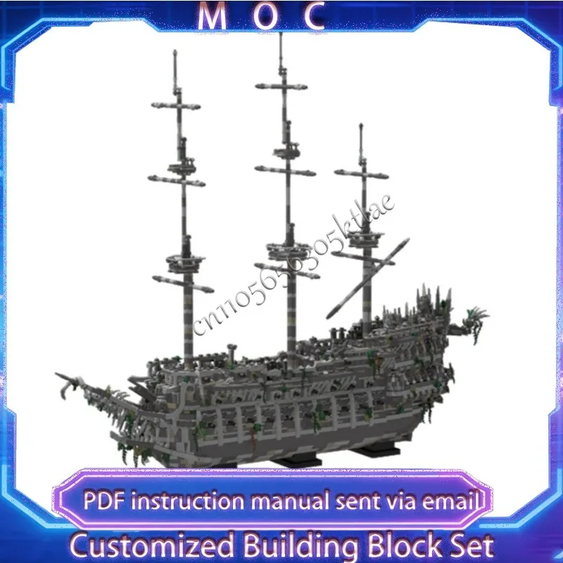 

9135 Parts Customized MOC Pirate Series Combat Ship Model Technology DIY Puzzle Assembly Puzzle Creative Kids Toys Birthday Gift
