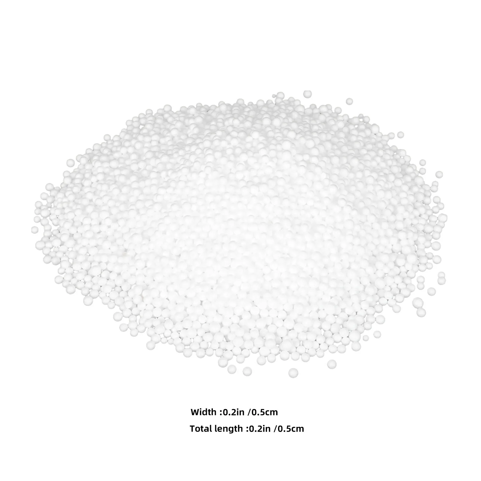 Mini Polystyrene Foam Beads White 3-5Mm Foam Balls Beanbag Chair Filling Pillow Stuffing DIY Craft Refill Lightweight Support - view 5