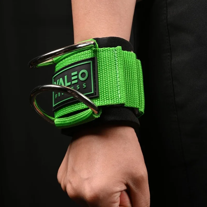 Gym Cable Wrist Strap Cuff Fitness Accessory for Upper Body Training Lateral Raise Face Pull Lat Pulldown Cable Machine