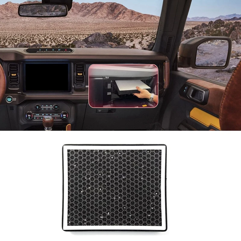 

Air Filter Activated Carbon Replacement For Ford Bronco 2021 2022 2023 2024 Interior Accessories
