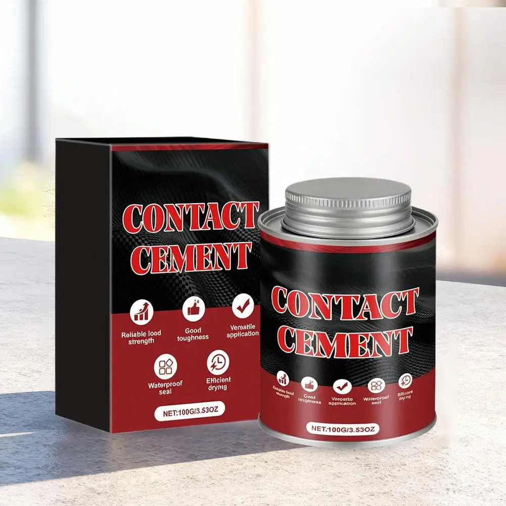 100g Flexible Waterproof Contact Cement Adhesive Durable High Toughness Efficient Drying Adhesive For Multi-Material Repairs