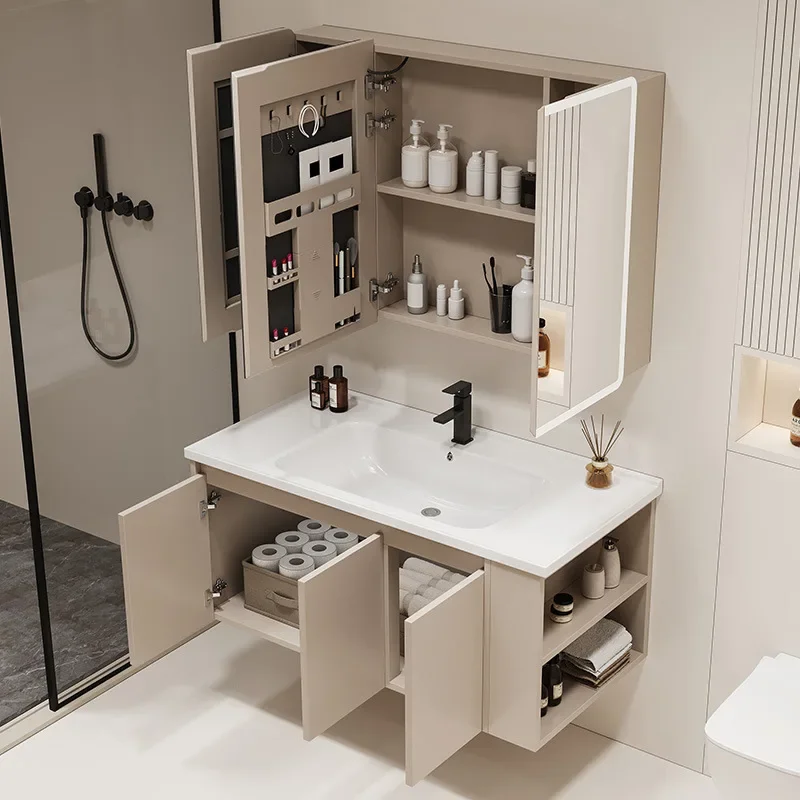 حوض غسيل خزانة الحمام حوض غسيل الوجه #4