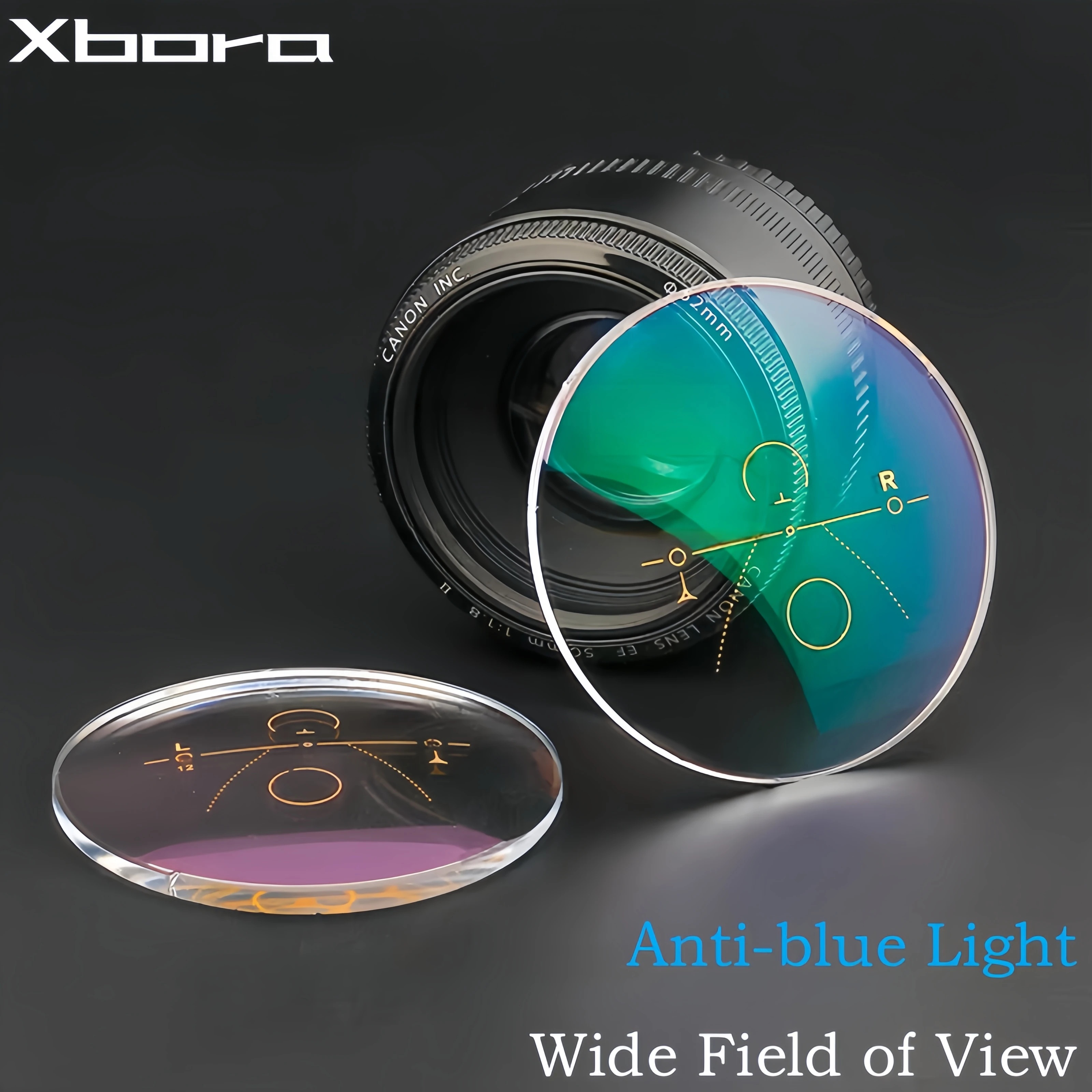 

Xbora 1.56, 1.61, 1.67, 1.74 Progressive Lenses, Anti-Blue Light, Anti-Reflective, Anti-Scratch, Optical Prescription 1 pair