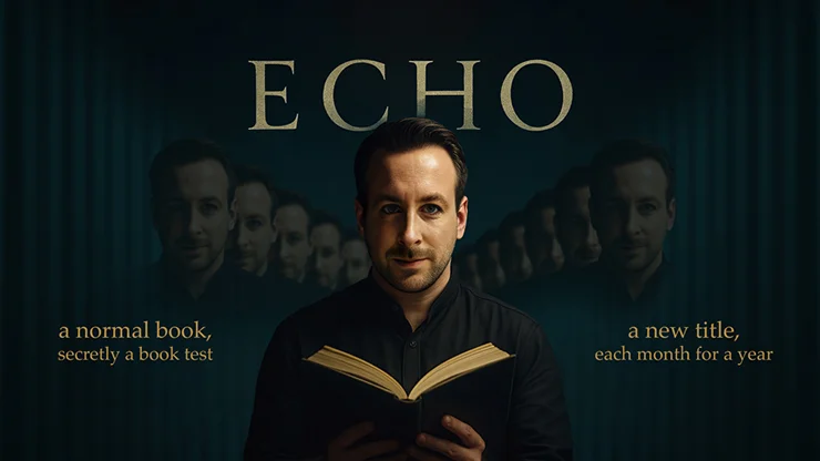 

Echo Book Test by Vincent Hedan - Magic tricks (Instant Download)