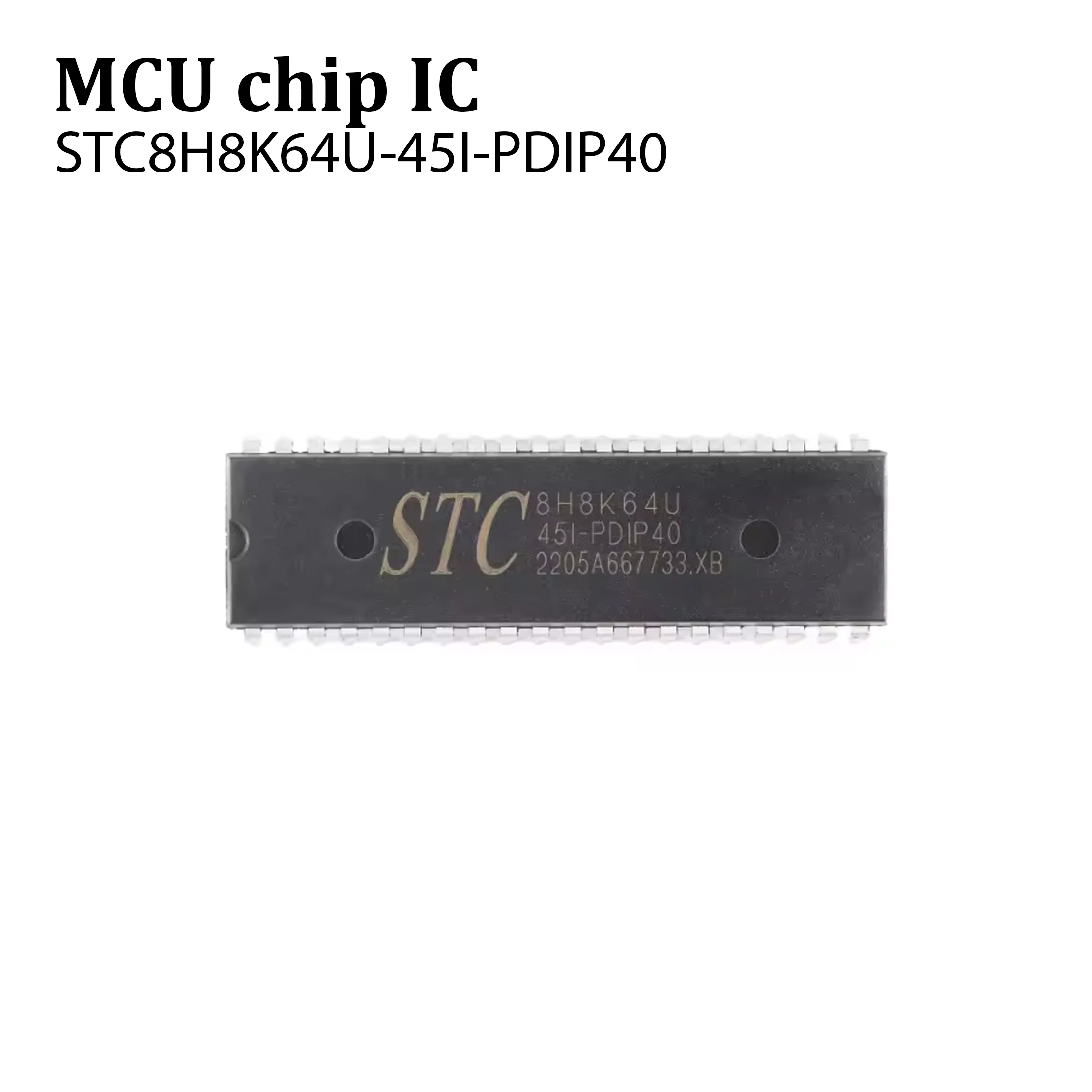 5PCS Original Genuine STC8H8K64U-45I-PDIP40 1T 8051 Microcontroller MCU Chip in stock