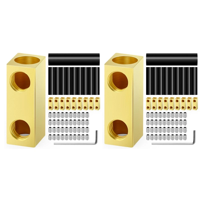 Square Quick Wiring Connection Terminal, Wire Connector With Set Screws And Thermoplastic Tube