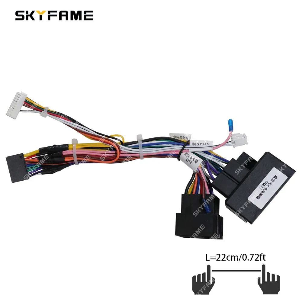 SKYFAME samochód 16pin adapter wiązki przewodów Canbus dekoder skrzynki dla opla Astra Zafira Antara Vectra Corsa Meriva