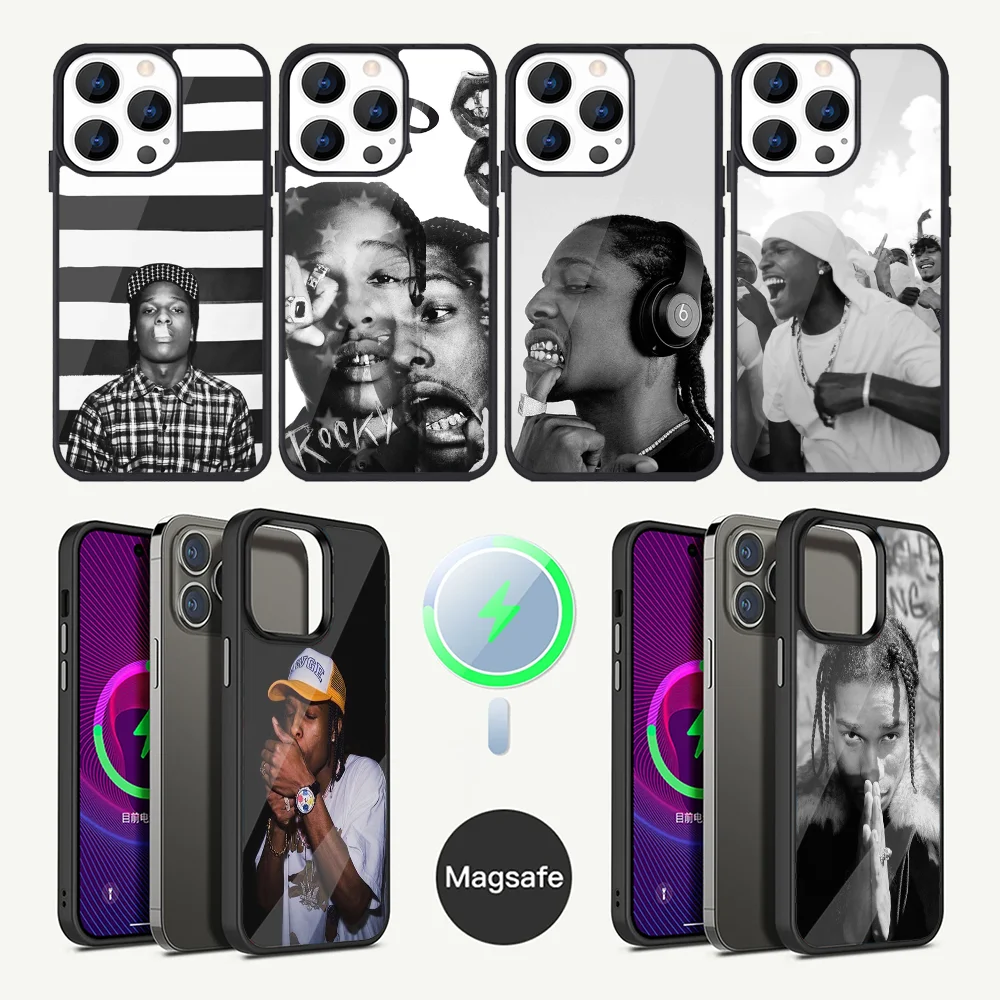 American Rapper A-ASAP Phone Case For iPhone 16,15,14,13,12,11,Plus,Pro,Max Mini R-Rocky Magsafe Magnetic Wireless Charging