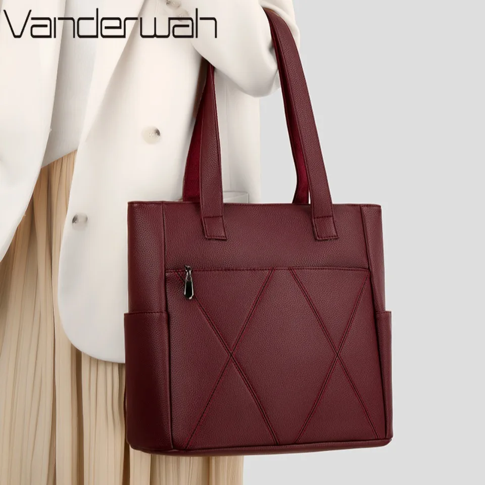 

Натуральная высококачественная кожа, повседневная сумка-тоут, роскошные сумки, женские сумки, дизайнерские сумки через плечо для женщин, 2025 Sac A Main