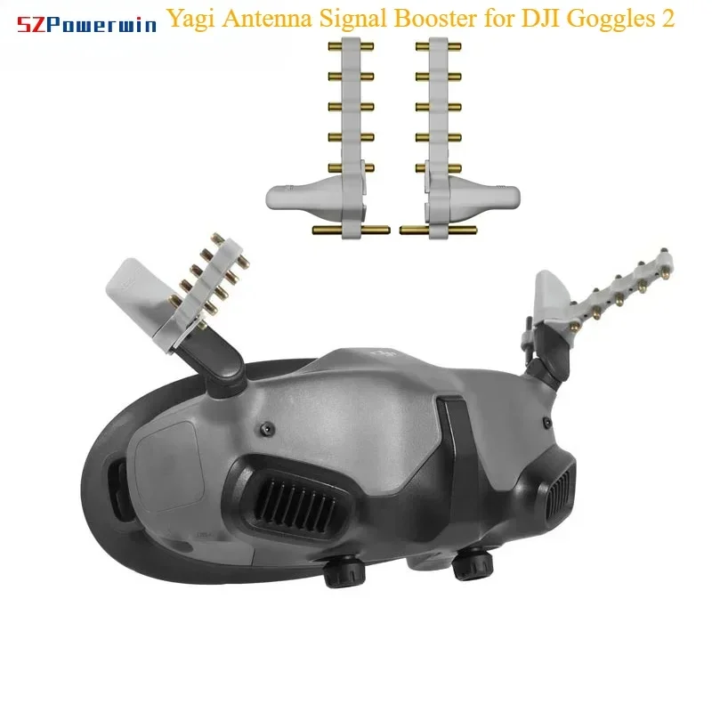 SZPowerwin Yagi Antenna Signal Booster for DJI Goggles 2 Amplifier Range 5.8GHZ Antenna for DJI Neo/Avata 2 FPV Drone VR Glasses