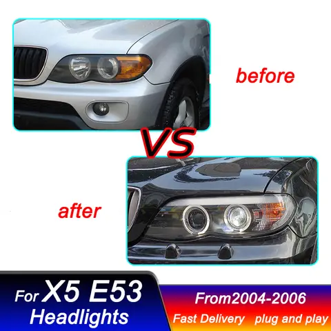8 best sales bmw x5 e53 headlight - №3