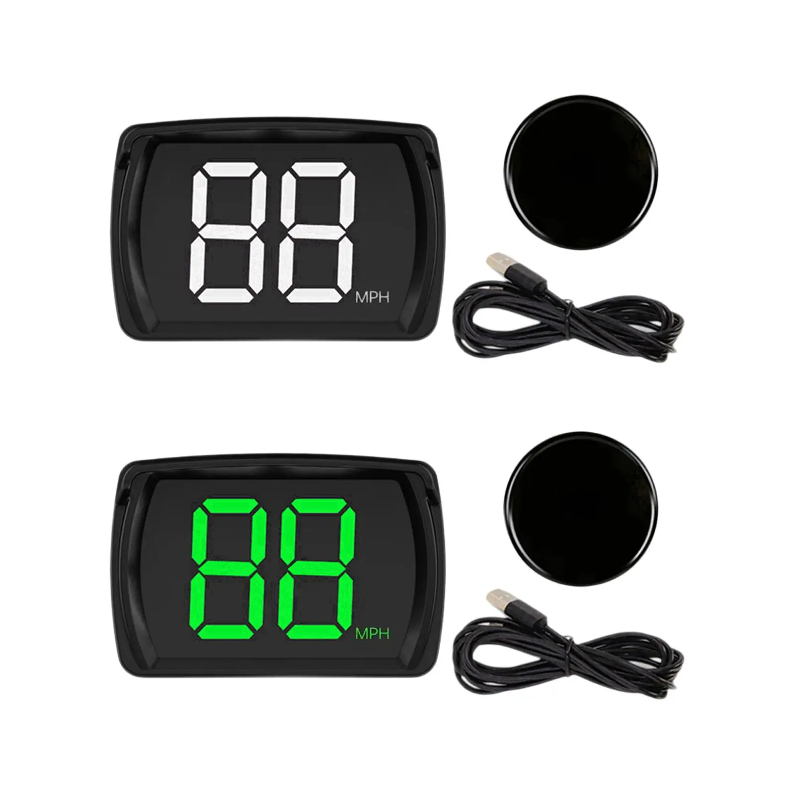 Generic HUD Head up Display Speedometer MPH Universal Auto Accessory Speed Meter for Car Truck Electric Scooter Vehicle Bus