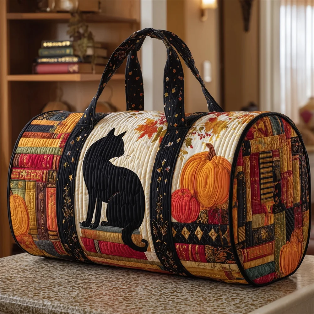 2D Printing Design - Non Embroidered Quilted Craft Travel Handbag, Women's Leisure Shopping Handbag