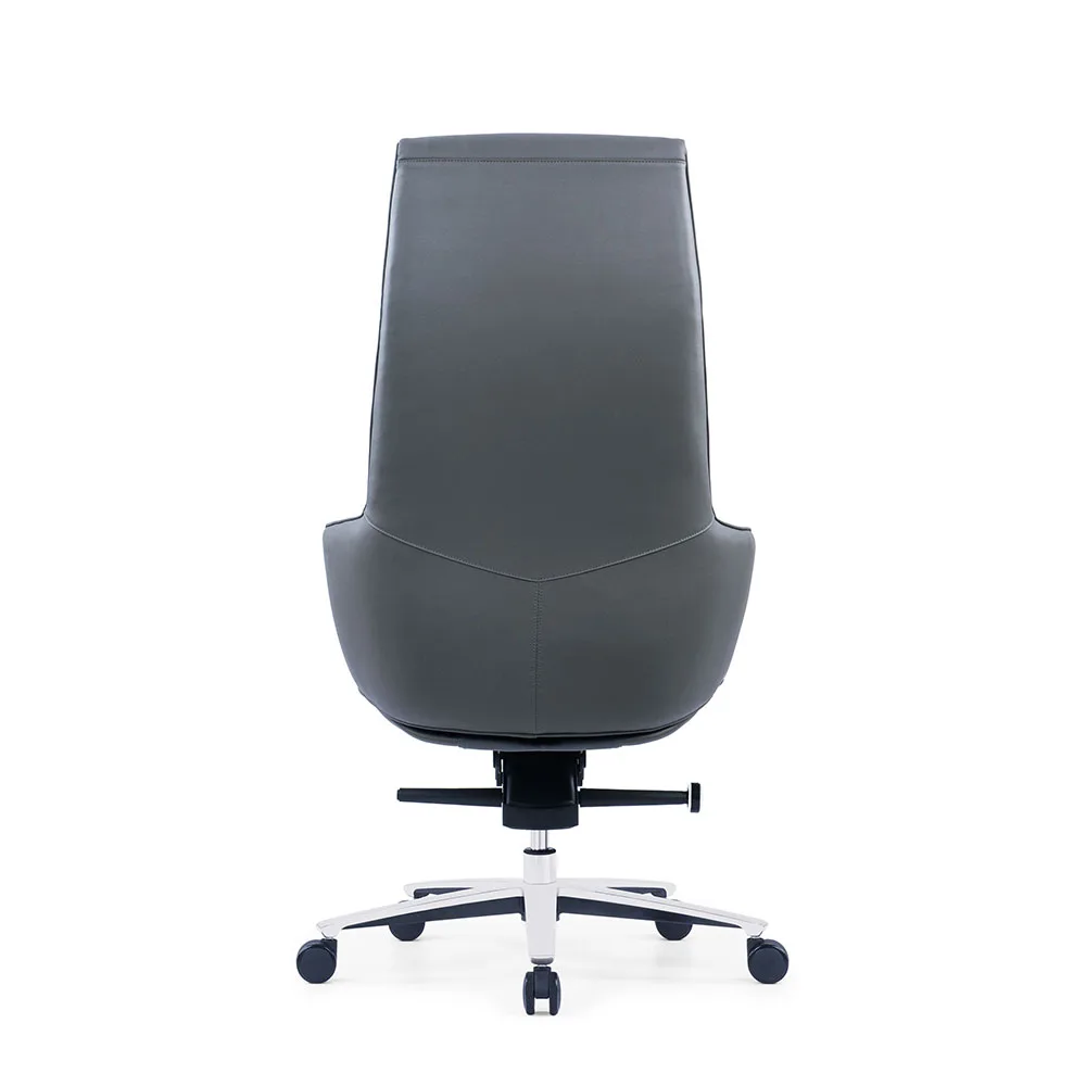 Chaise de bureau ergonomique de luxe moderne en cuir, mobilier de maison et commercial avec un design ergonomique