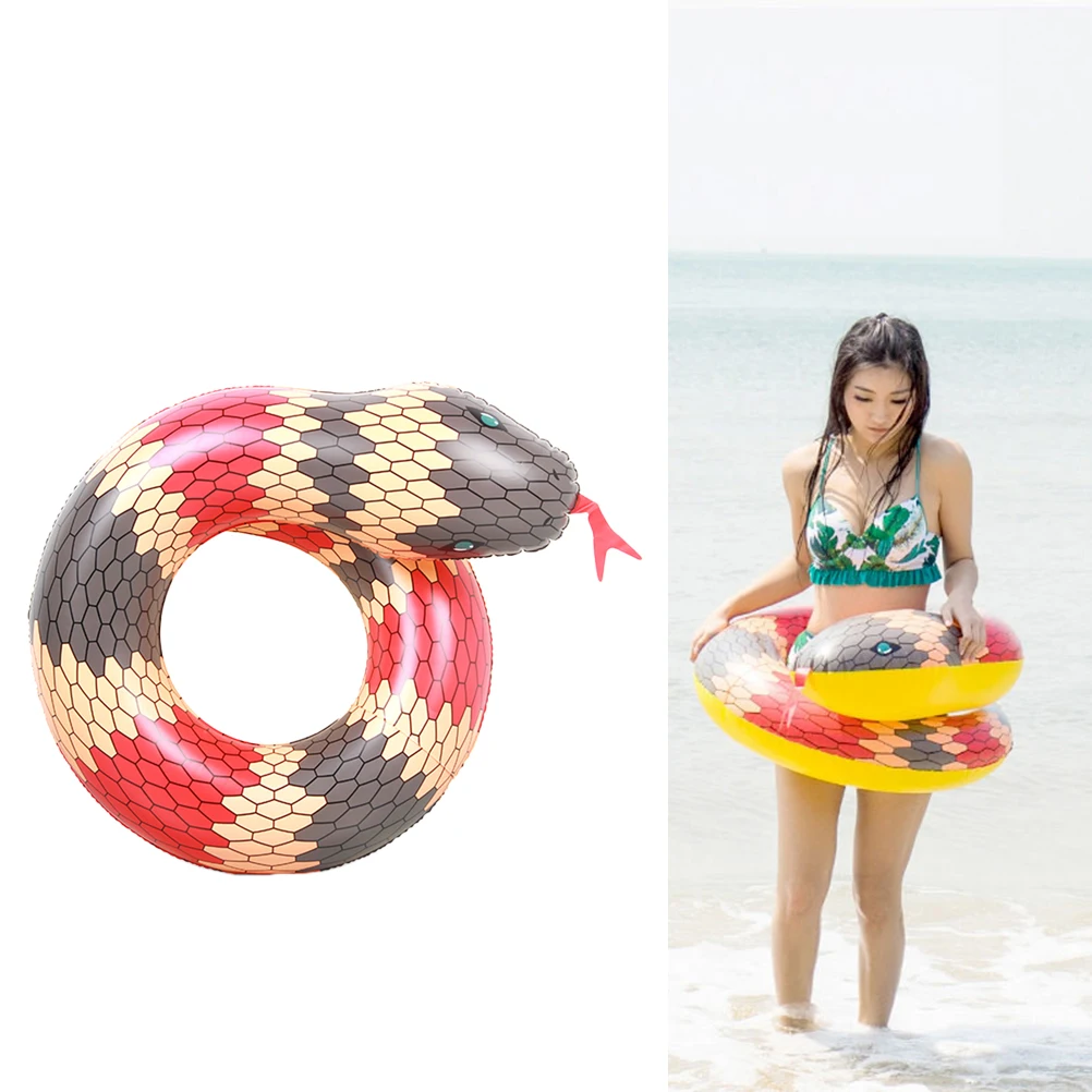 

Eco Friendly Snake Swimming Adult Pool Float Inflatable PVC Baby Lightweight Portable Water Fun Family Relaxation