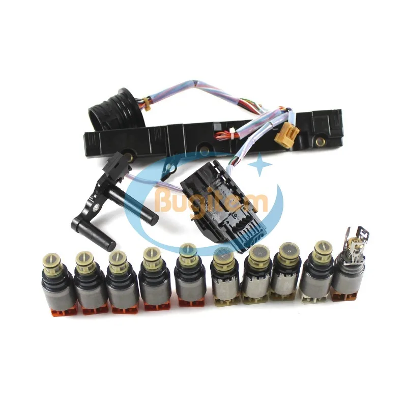 

A Set 9HP48 9‑Speed Transmission Valve Solenoid Kit With Harness Fits For Land Rover Range Evoque Discovery