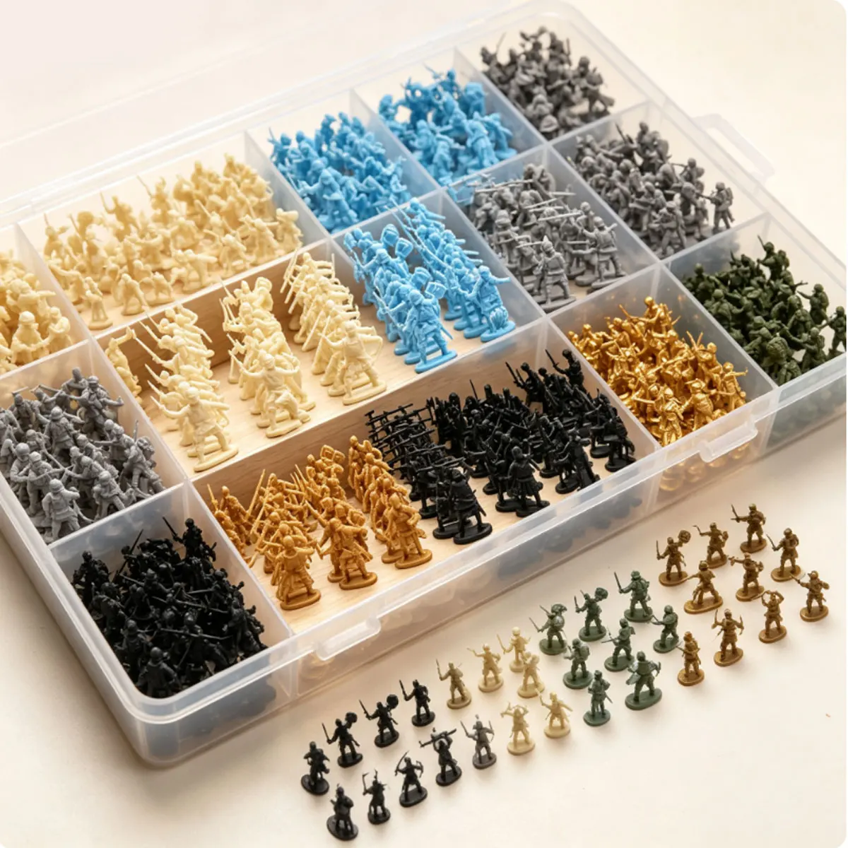 35Pcs Meticulously Detailed Mini Medieval Soldier Figurines – Assorted Random Styles, Ideal for DioramaCreative Scene ZSY
