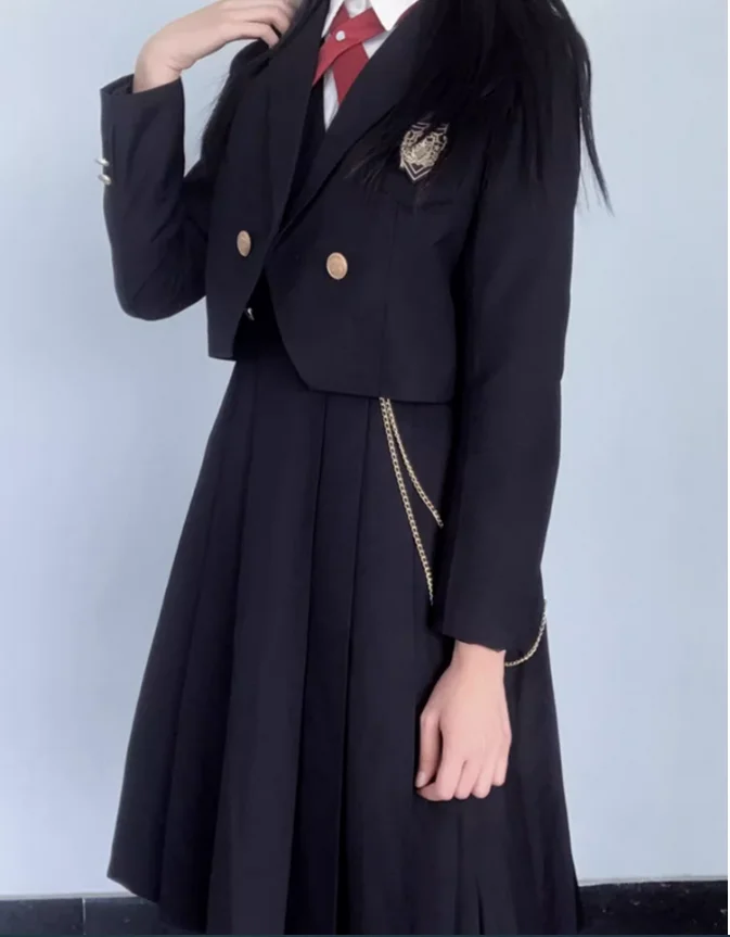 Japanese JK Milk Skirt Student Uniform Spring/Summer Short Suit Dress