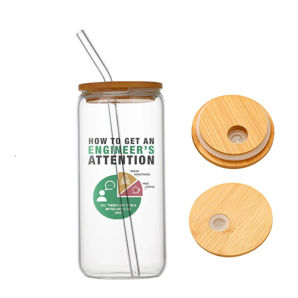 

How To Get An Engineer's Attention Glass For Heat Resistant High Drinking Cup With Straws Lids 16 oz