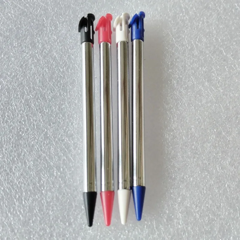 5PSC/set Multiple Color Plastic Metal Telescopic Stylus Plastic Stylus Touch Screen Pen for Nintendo New 3DS XL Game Console