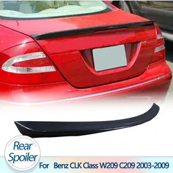 Carbon Fiber Rear Trunk Spoiler Wing For Mercedes Benz CLK Class W209 C209 AMG Coupe 2003-2009 Car Rear Trunk Boot Wing Spoiler