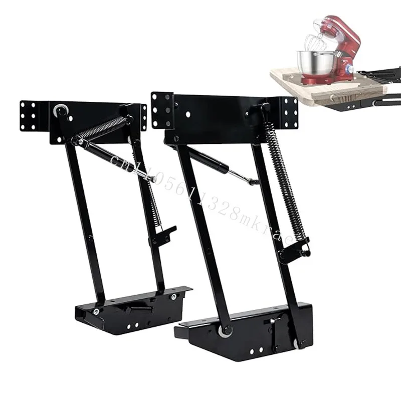 

New Heavy Duty Mechanism Hydraulic Lift Spring Pull Hinge Apartment System Cabinet Concealed Mixer Lift Rack