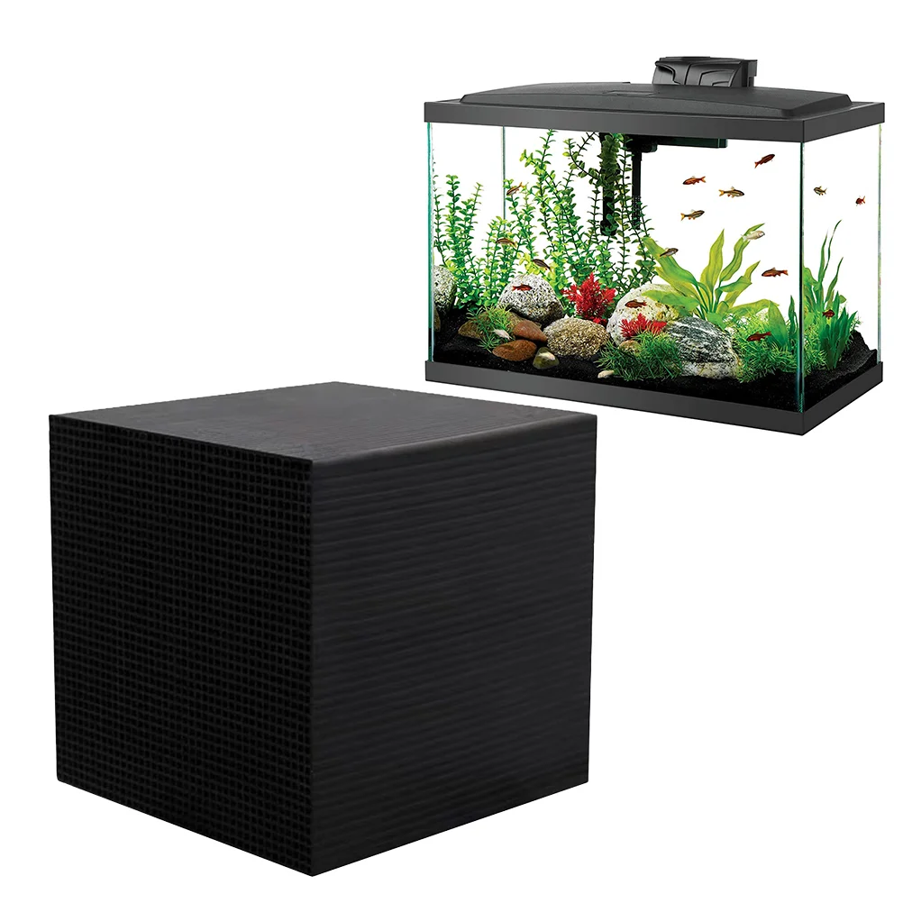 Fish Tank Aquariums Cube Aquariums Strainer Black tool aquarium media aquarium cube fish tank tool