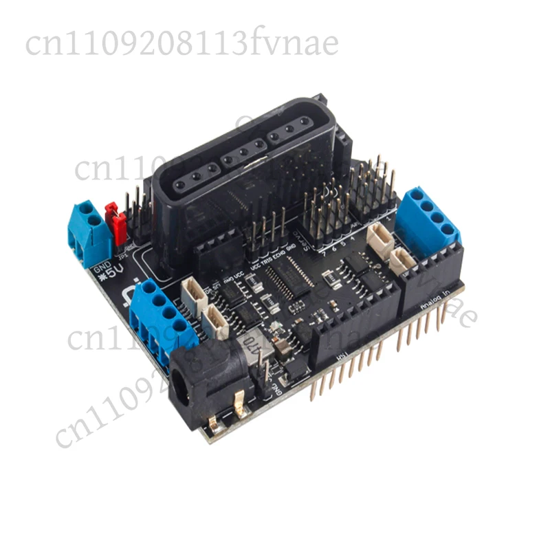 PS2 Joystick Shield Board 5-12V with 4 Channels Motors and 8 Channels Servos For ESP32 Robot For Arduino Robot Car or Robot Arm