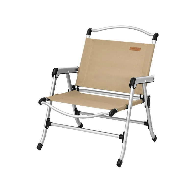 Lightweight Wilderness Camping Leisure Chair Aluminum Foldable Kermit Seat Portable Outdoor Picnic Backrest Chair