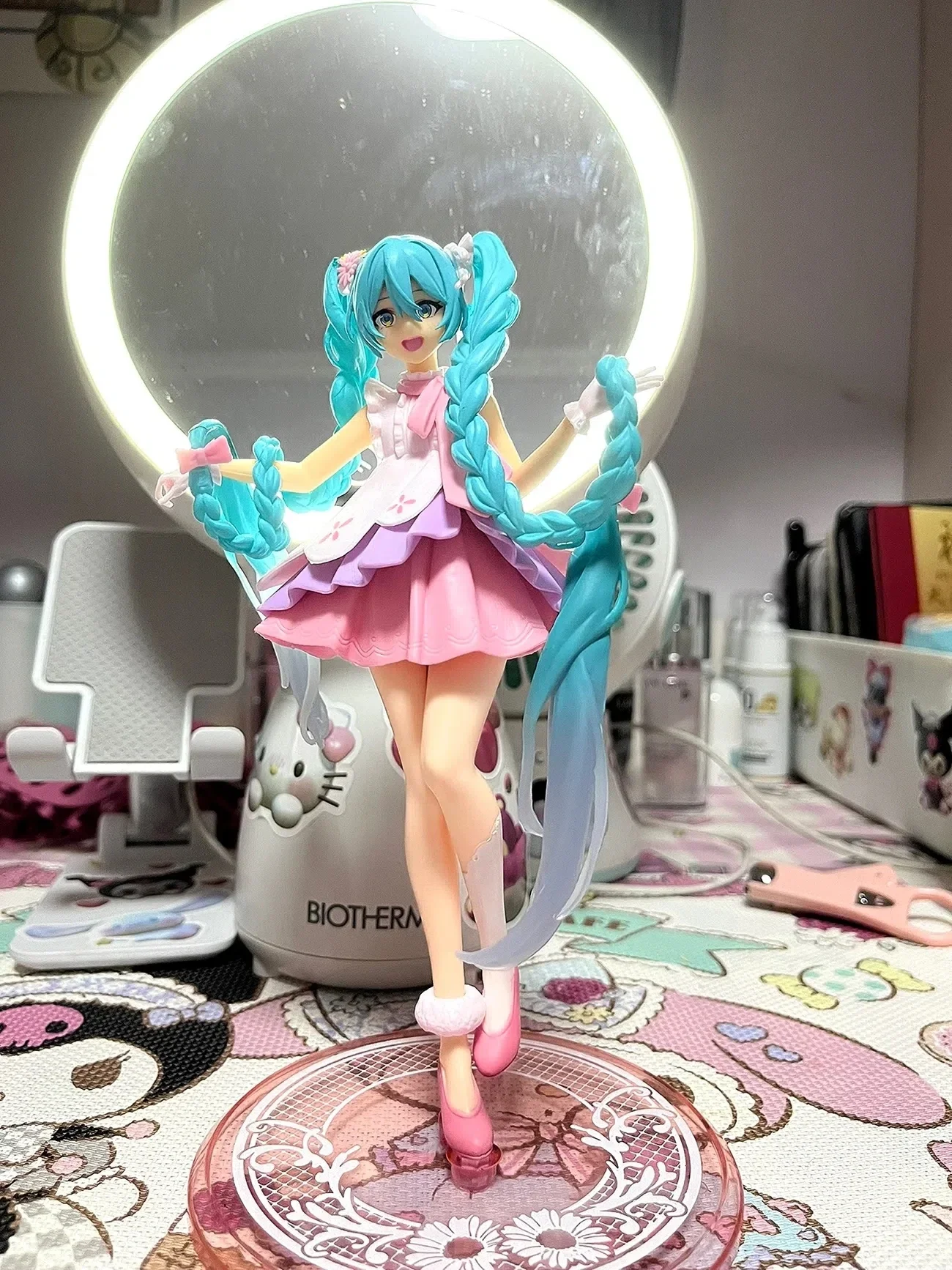 Hatsune Miku Figura Anime, Cinderela Kawaii Bonito, Estatueta Amor Sailor Ação, Estátua Vocaloid, Modelo PVC, Coleção Brinquedos, Novo, 2023