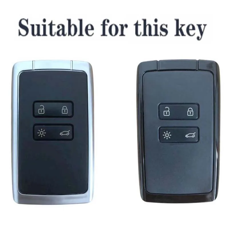 Silicone Car Key Cover Case for Dacia Logan 3 for Renault Captur Zoe Espace 5 Clio Megane 4 Arkana Arcan Key Holder Shell