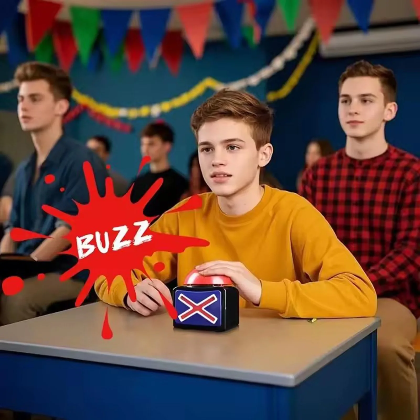 Boutons de spectacle de jeu, conception robuste et facile à presser pour le divertissement de fête