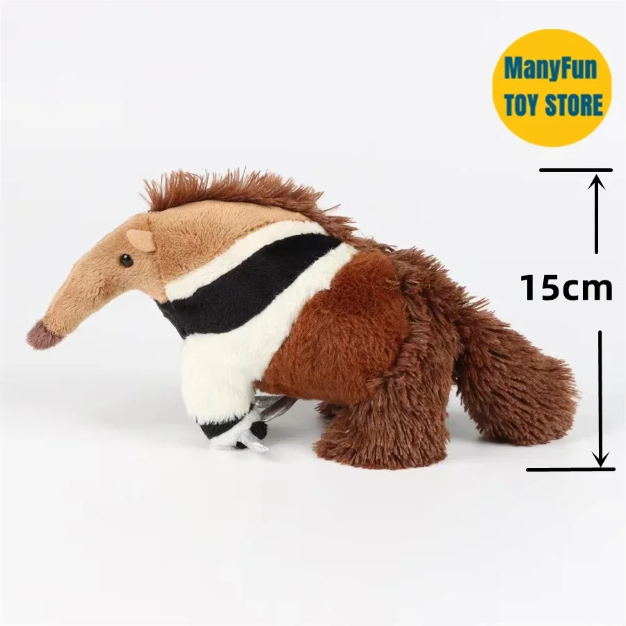 Realistic Anteater High Fidelity Cute Plushie Tamandua Plush Toys Lifelike Animals Simulation Stuffed Doll Kawai Toy Gifts Kids