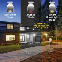 Annke 8MP 4K HD IP Security Camera Poe Dual Light Audio Fixed Bullet Camera Human Vehicle Detection 256G SD Storage ONVIF IP67 2