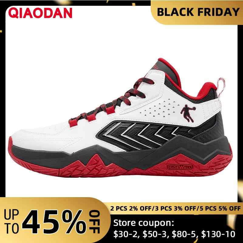 

QIAODAN Men's Basketball Shoes 2025 High-Top Practical Anti-Slip Wear-Resistant Shock-Absorbing Sports Shoes QXA013254108R