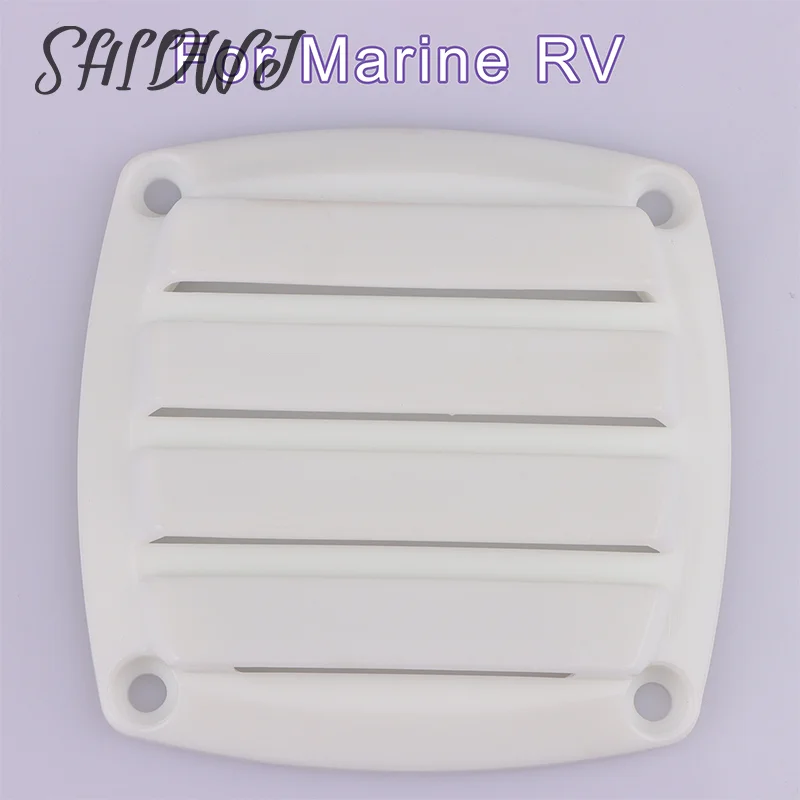 Nylon Boat Marine Square Air Vent Louver Vent Grille Ventilation Louvered Ventilator Grill Cover Hardware Acceories