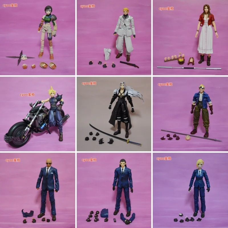 In Stock Finally Alice Reset Edition Luther Stickwell Square Enix Cloud Ff7 Yuffie Action Figure Good Birthday Gift Fan  No Box