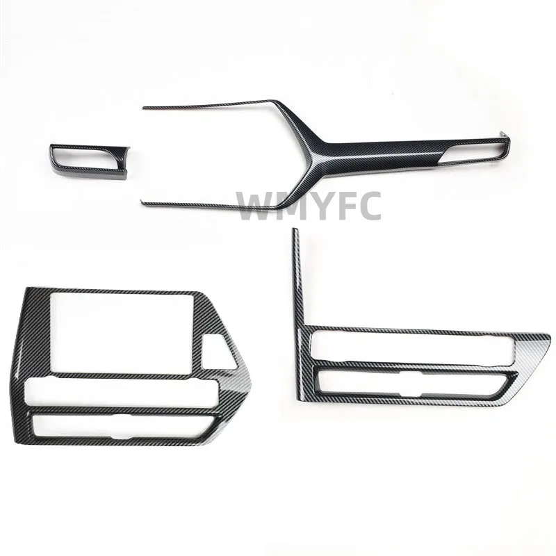 Pour Toyota Highlander / Crown Kluger, garniture latérale gauche et droite de la console centrale, bande autocollante anti-rayures pour tableau de bord