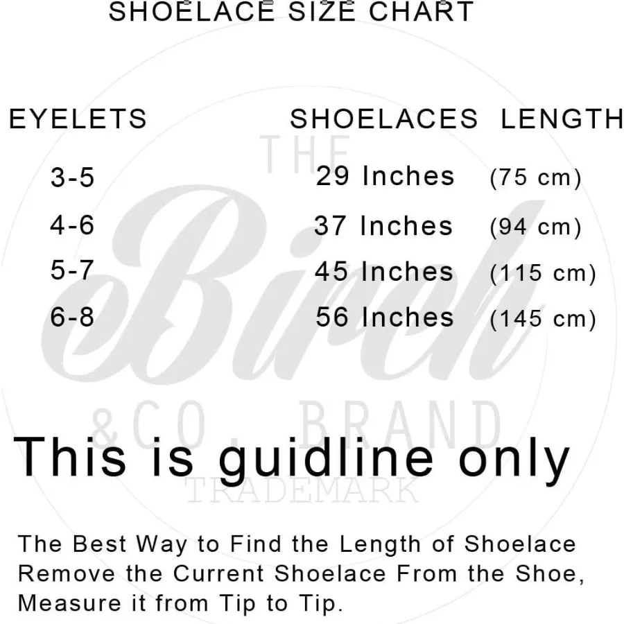 في 27 لونًا مسطحًا 5/16 بوصة أربطة أحذية بطول 4 أطوال
