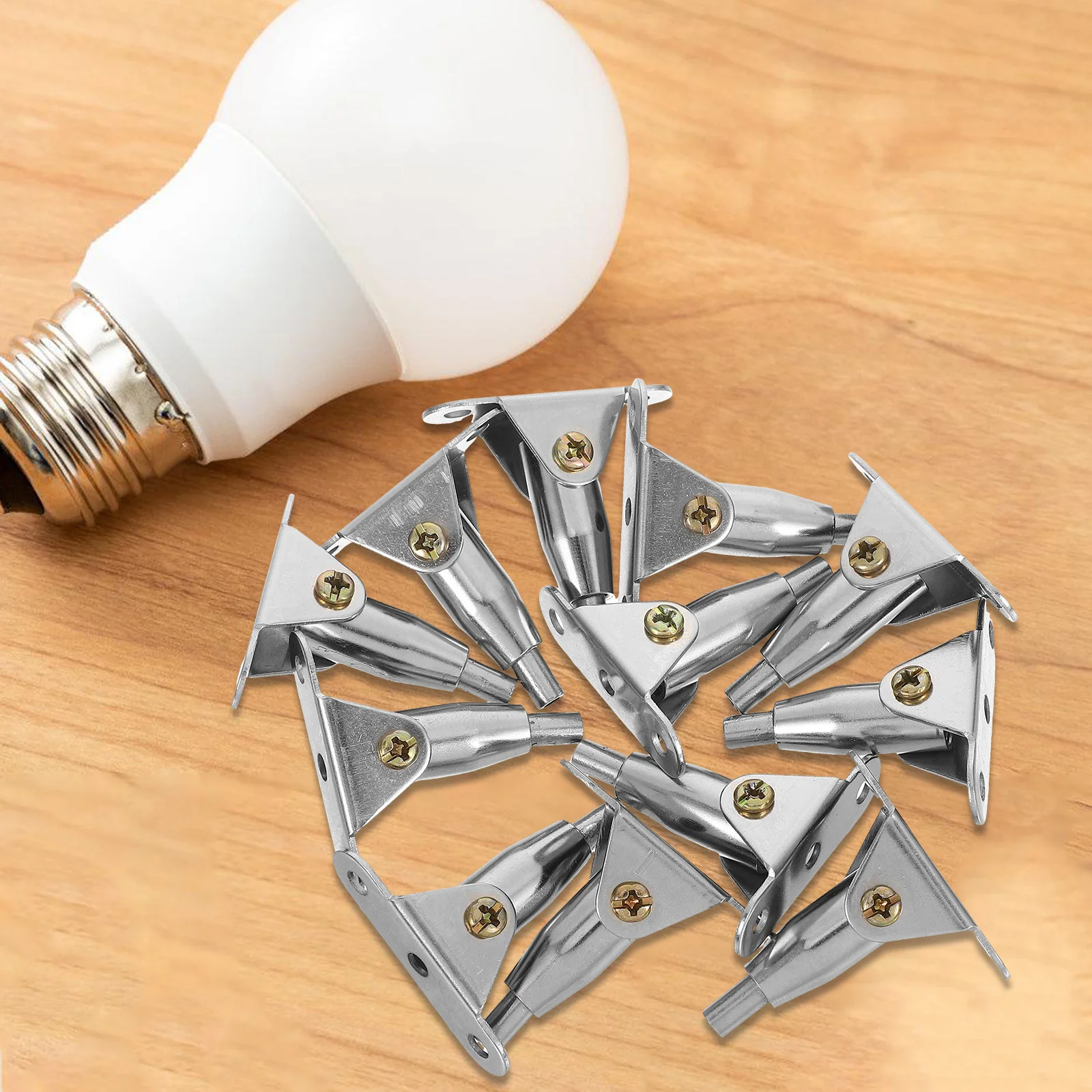 

12pcs Wire Rope Hanging Code Zinc Alloy Hangers For Pictures Lamps Wall Ceiling Mount Keyhole Fixing Holder Metal