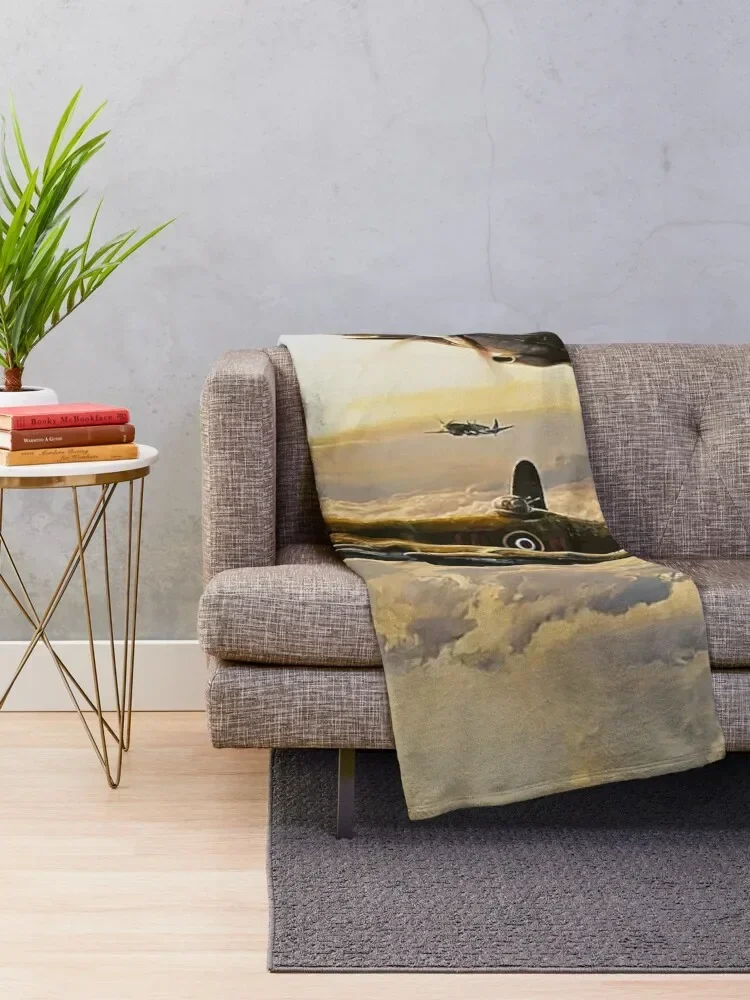 Spitfire Lancaster Escort Throw Blanket Soft Big Softest Luxury Brand Blankets