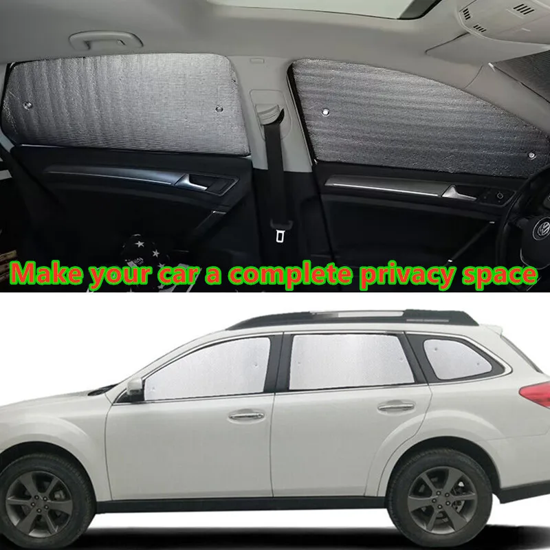 

6X Side Windows Sunshield Sun Visor Privacy Shade For Subaru Outback 2010-2014