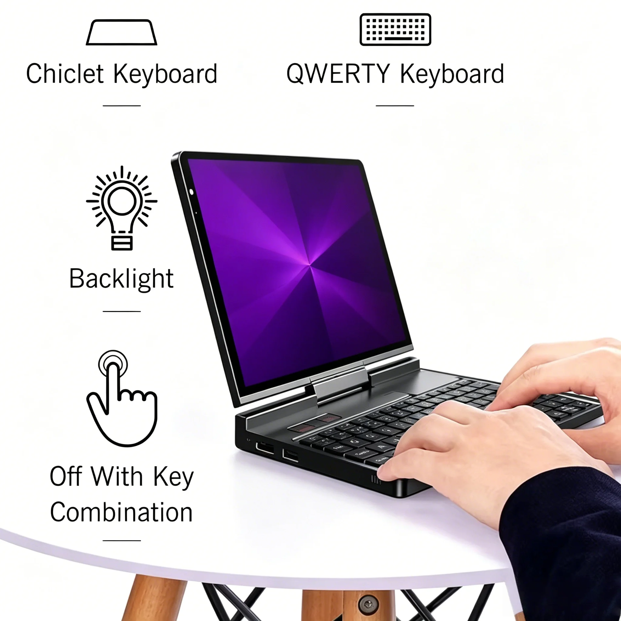 

Savage 2026 GPD Pocket 4 Portable Mini PC 8.8' AMD Ryzen 9 HX 3700U 64GB RAM 2TB NVMe 180° Flip 4G LTE eSIM Support