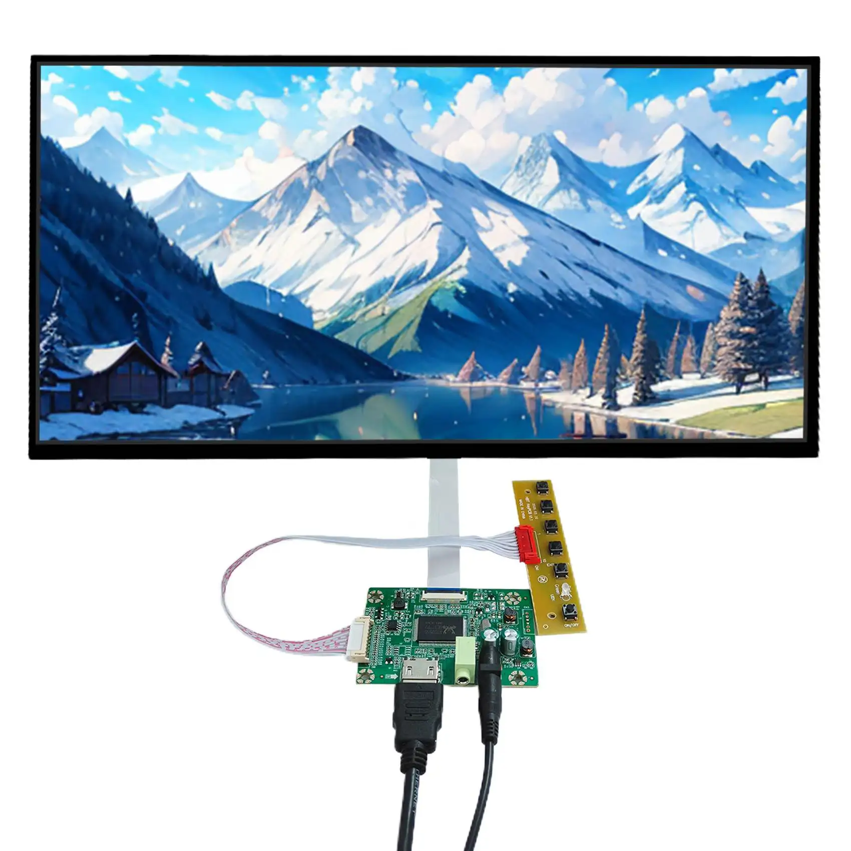 15.6 inch 1920x1080 VS156CS03 300 nits IPS LCD Screen and Control Board Kits