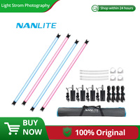 Nanlite PavoTube II 30C RGB LED Tube Light 2700K-7500K RGBWW Color Video Photography Stick Light for Studio Outdoor Movie