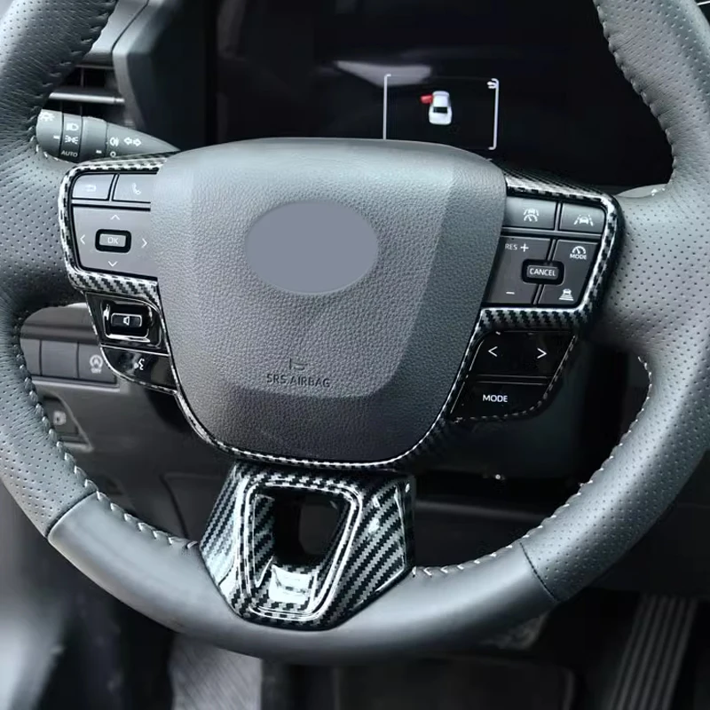 For Toyota Crown Camry 80  XV80 2024 2025 2026 ABS Car Steering Wheel Button Panel Cover Trim Stickers Decoration Accessories