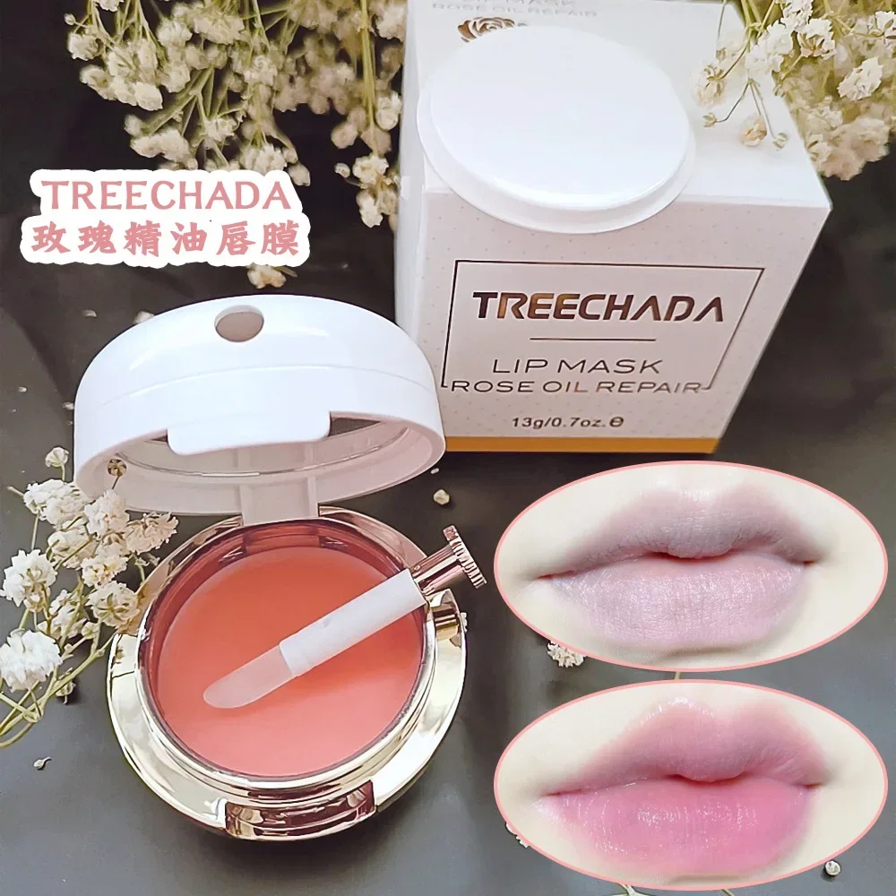 Thailand Treechada Rose Schlaf Lip gloss Maske befeuchtet pflegt aufhellende Lippen linien Lippen maske Anti-Falten-Hautpflege produkt