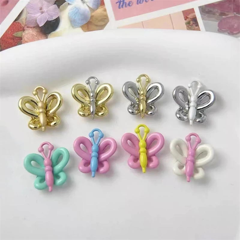 

New arrived 44pcs/lot animals cartoon butterfly shape alloy floating locket charms diy jewelry accessory